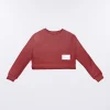 Crop Bimba con etichetta ricamo -FCTY