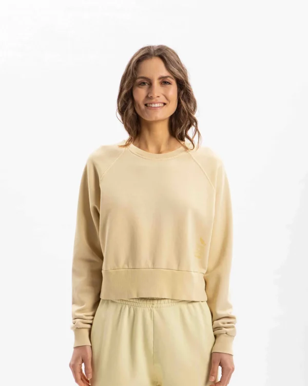 Crop Donna in Cotone Organico felpato