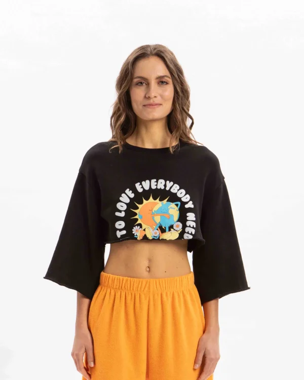 Crop Sophia Donna Terrycloth cod.2