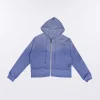 Crop Zip Donna Basic Washed