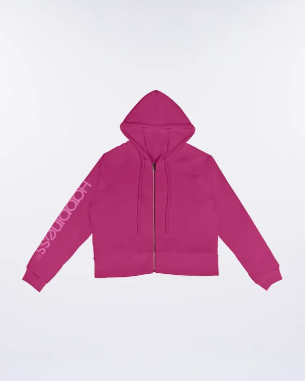 Crop Zip Donna Essential