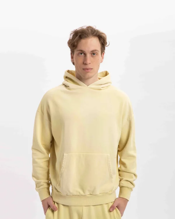 Felpa con cappuccio in Cotone Organico felpato - Hoodie