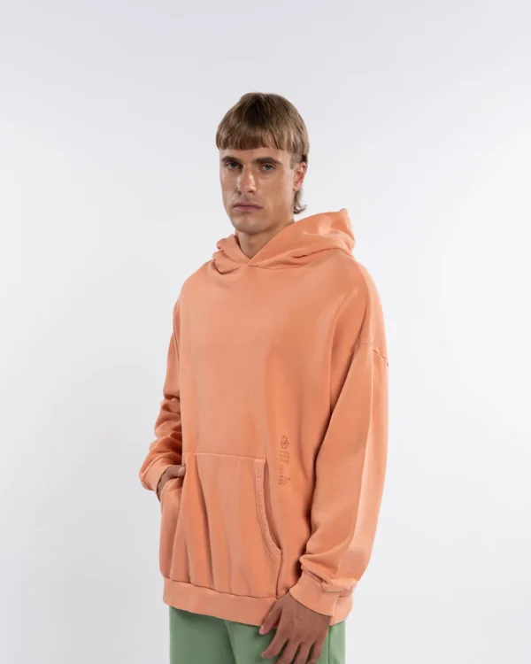 Felpa con cappuccio in Cotone Organico felpato - Hoodie