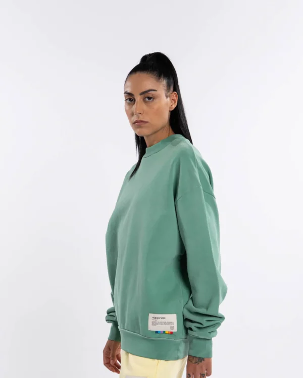 Felpa girocollo con etichetta ricamo - Blaze FCTY