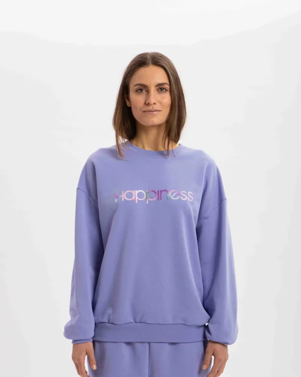Felpa Girocollo Unisex con applicazione in rilievo cod.01 - Pancrew