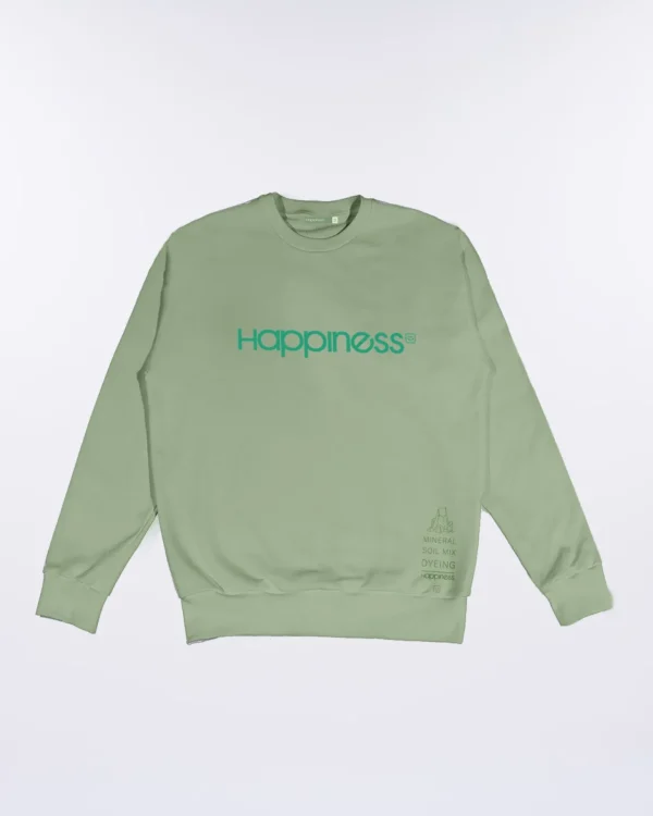Felpa Girocollo Unisex in Cotone Organico