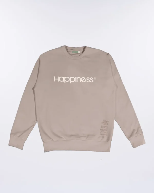 Felpa Girocollo Unisex in Cotone Organico