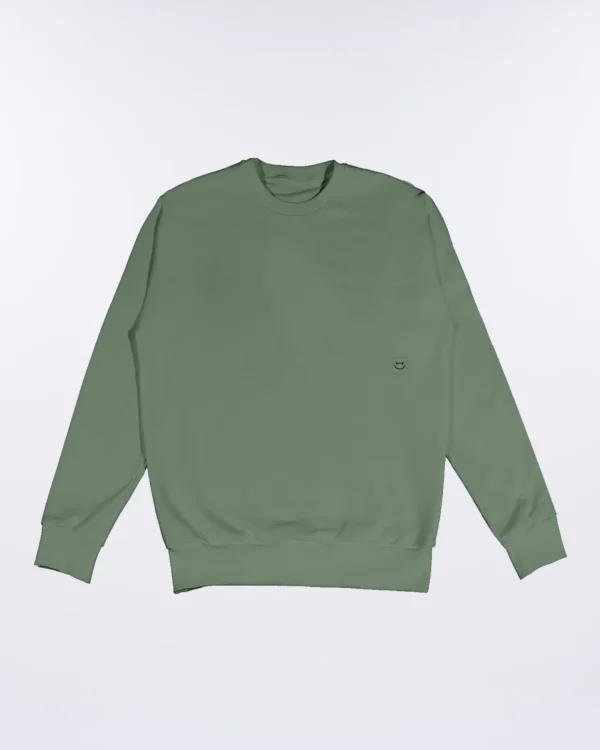 Felpa girocollo Unisex in cotone felpato Basic
