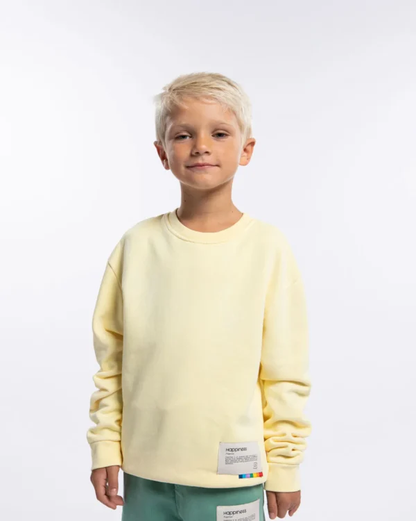Felpa Kids con etichetta ricamo -FCTY