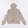 Felpa Kids con zip in cotone felpato