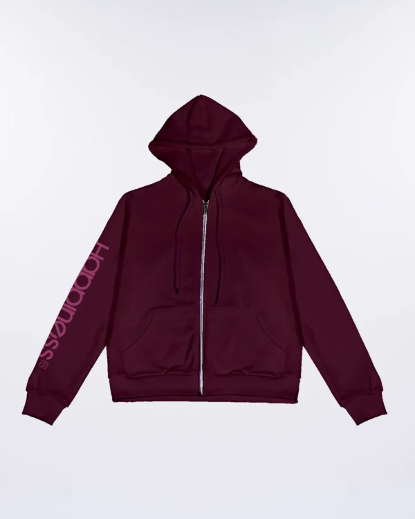 Felpa Kids con zip in cotone felpato