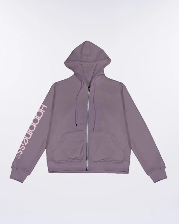 Felpa Kids con zip in cotone felpato