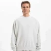 Felpa Unisex Girocollo Basic Washed