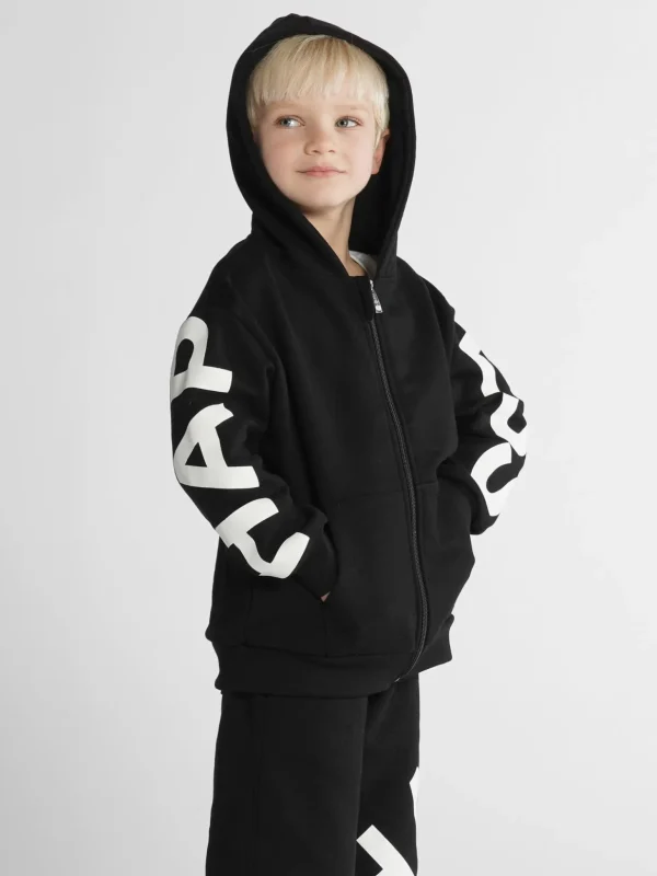 Felpa Zip Bimbo - Happiness Big Sleeves