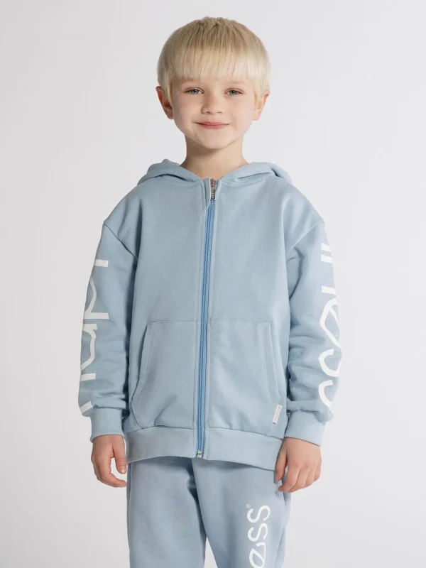 Felpa Zip Bimbo - Happiness Big Slim Sleeves