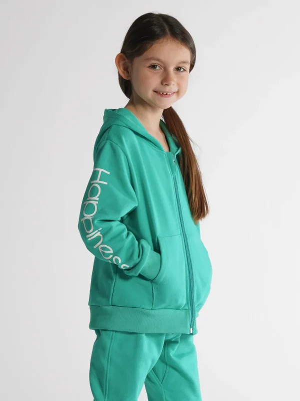 Felpa Zip Kids - Happiness Logo