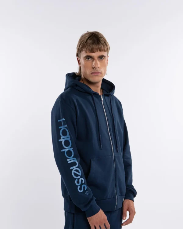 Felpa Zip Uomo Essential