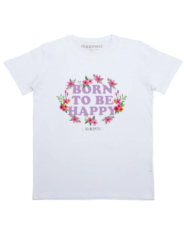 T-Shirt Bambina - Born To Be Happy Glitter