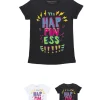T-Shirt Bimba - Happiness Cartoon