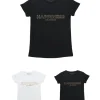 T-Shirt Bimba - Happiness Gold Bold Print