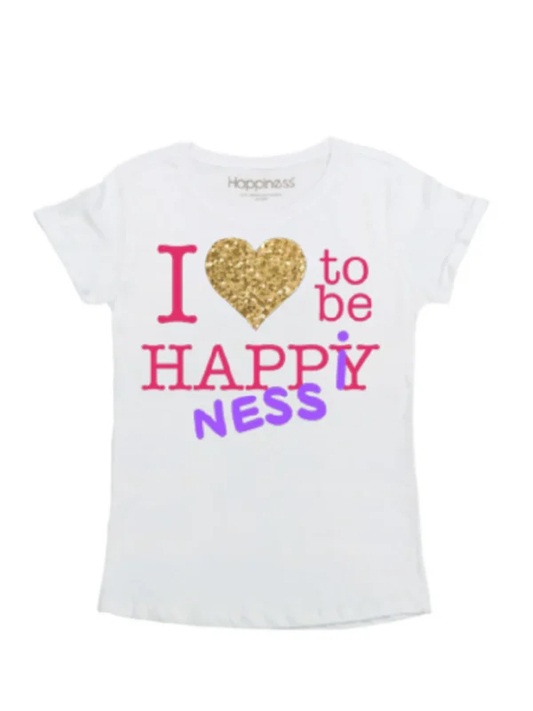 T-Shirt Bimba - Love To Be Happiness