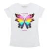T-Shirt Bimba - Rainbow Butterfly