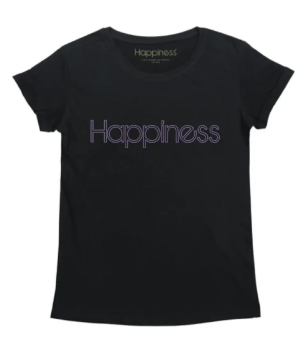 T-Shirt Donna - Happiness Lam Lilla