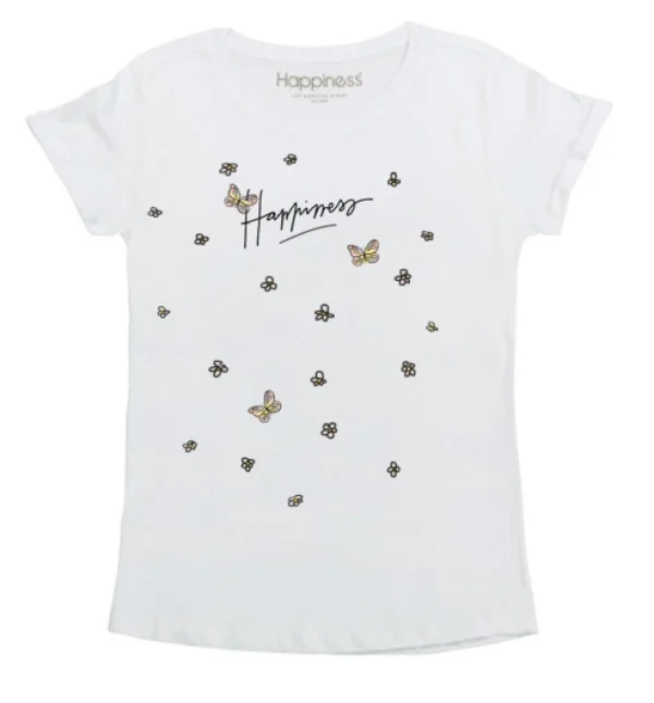 T-Shirt Donna - Margherite Butterfly