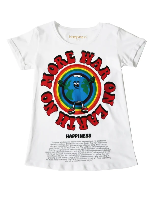 T-Shirt Donna - No More War Multicolor
