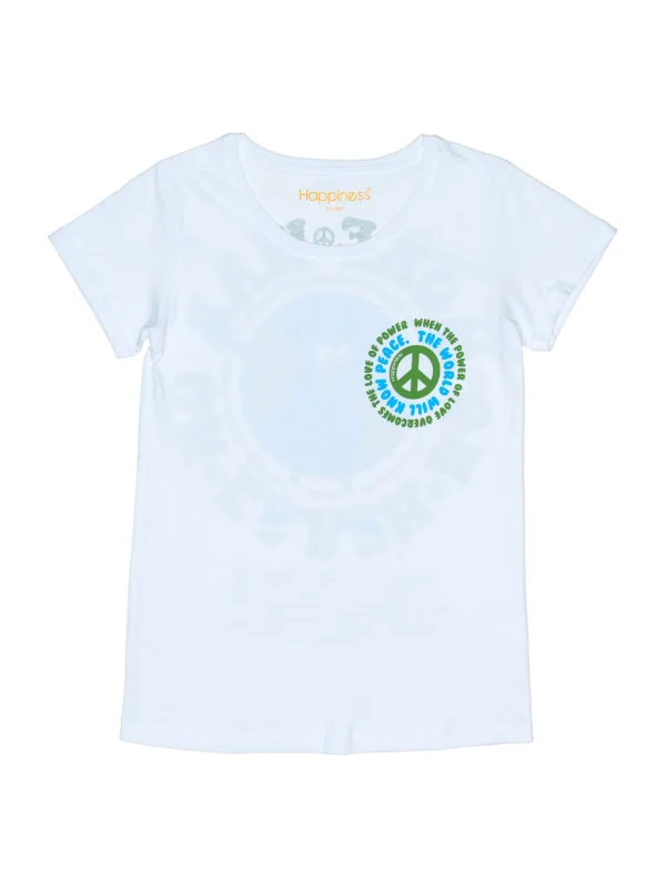T-Shirt Donna - No More War Bicolor