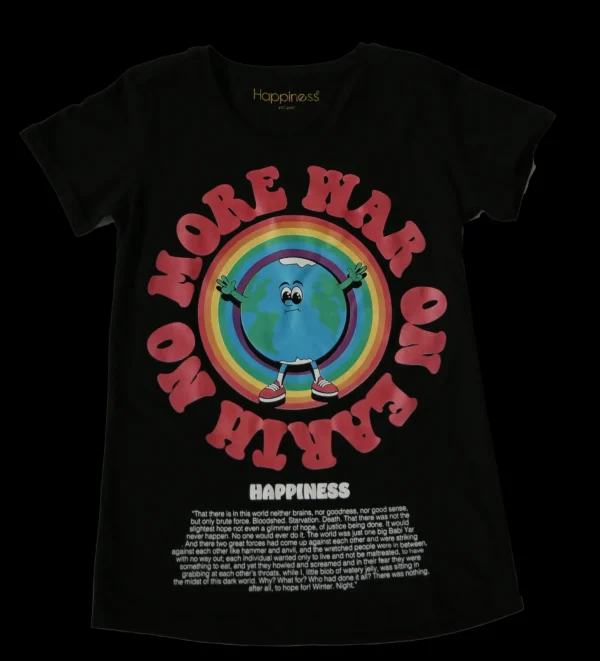 T-Shirt Donna - No More War Multicolor