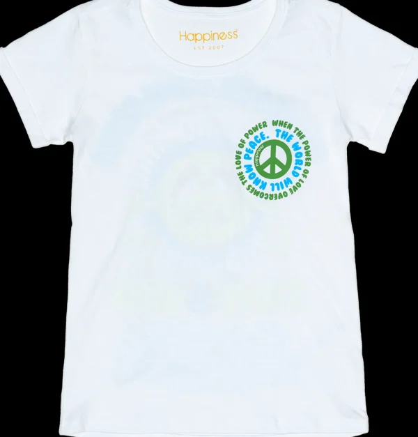 T-Shirt Donna - Peace Will Come Again Tricolor Retro