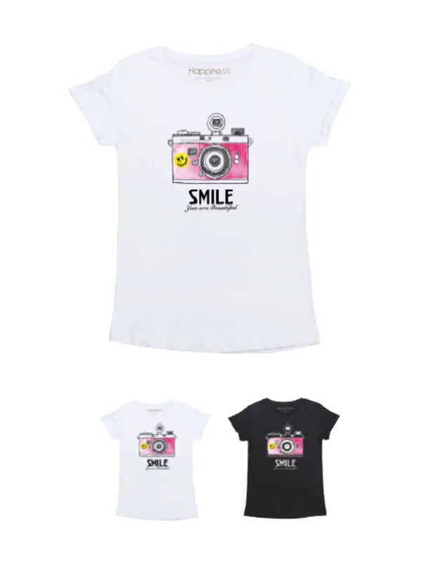 T-Shirt Donna - Smile Photograph