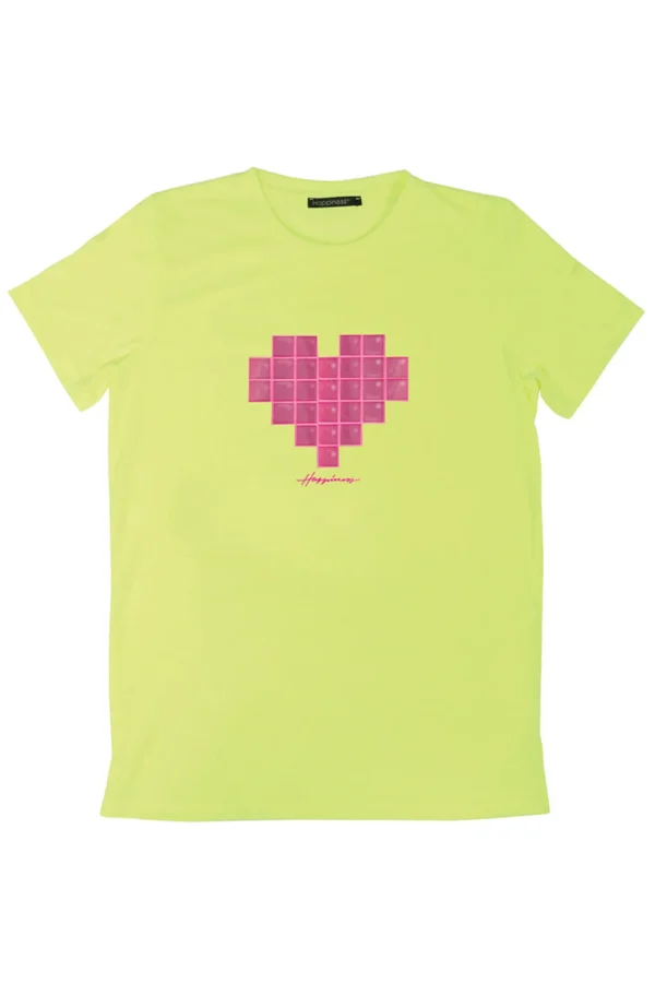 T-Shirt Donna - Tetris Heart Happiness