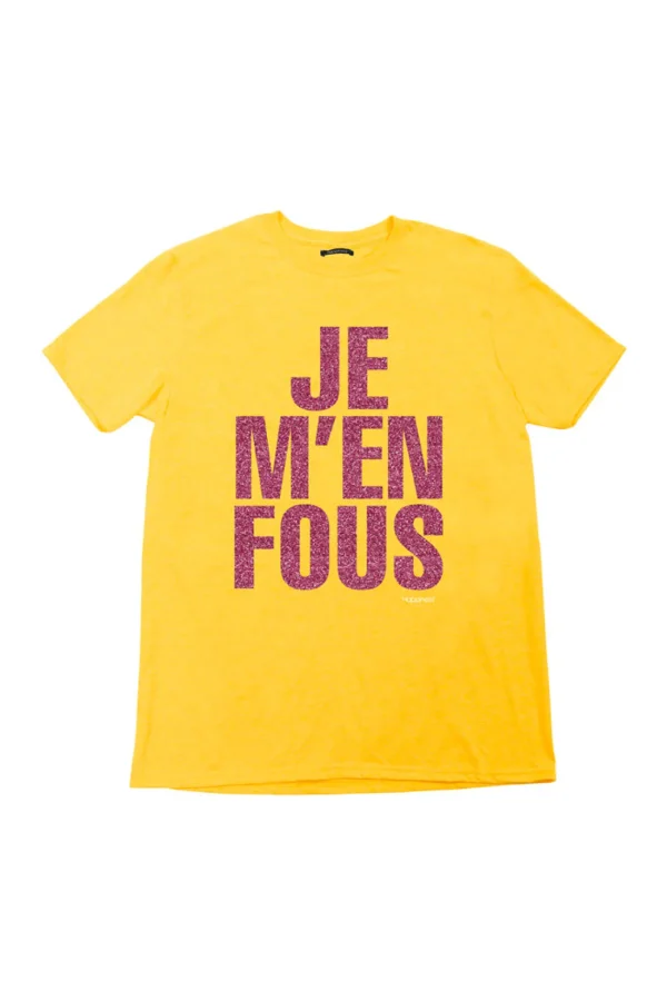 T-Shirt Girl - Happiness Fous Glitter