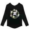 T-Shirt Long Sleeves Bimba - Rnr Skull Rose