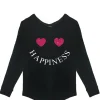 T-Shirt Long Sleeves Bimba - Lover Smile Glitter