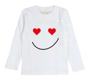 T-Shirt Long Sleeves Bimba - Lover Smile