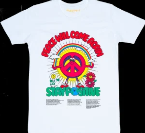 T-Shirt Uomo - Peace Will Come Again Multicolor