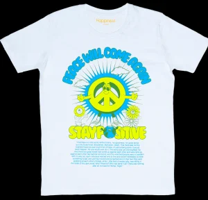 T-Shirt Uomo - Peace Will Come Again Tricolor
