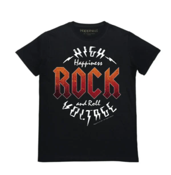 T-shirt Uomo - Rock High Voltage