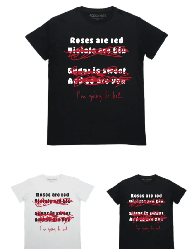 T-shirt Uomo - Roses Are