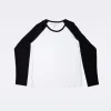 T-shirt Uomo Manica Lunga Bicolor Baseball Basic